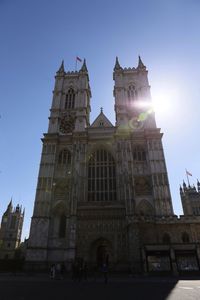 Low angle view of historical building