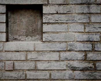 Full frame shot of brick wall