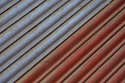 Full frame shot of corrugated iron