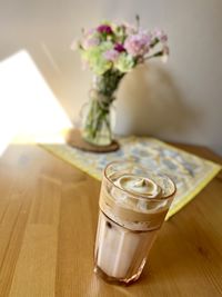 Close-up of tea on table