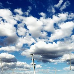 Low angle view of cloudy sky