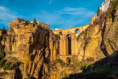 The old bridge and the ronda gorge
