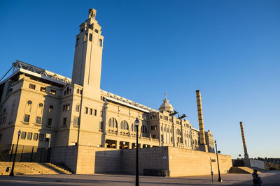 Olympic stadium of montjuic in barcelona catalonia spain