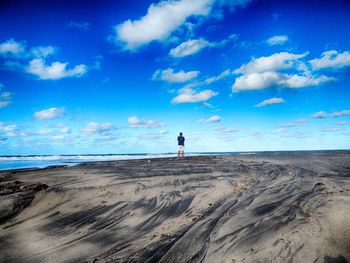 Man standing on beach