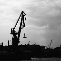 Cranes at commercial dock