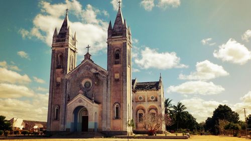 Low angle view of church