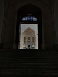 Low angle view of staircase of building