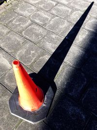 Close-up high angle view of water