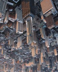 Low angle view of buildings in city