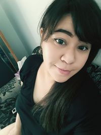 Portrait of young woman