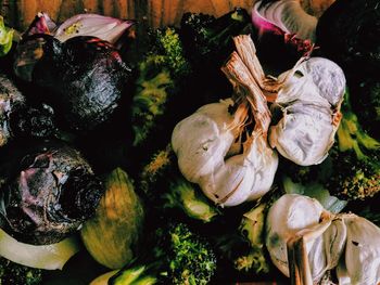 Close-up of food on table