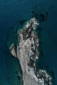 Drone view of island