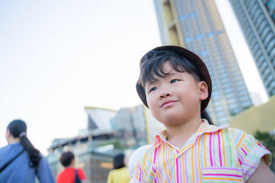 Portrait of cute boy