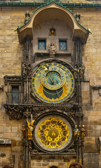 The astronomical clock in prague- a popular tourist attraction