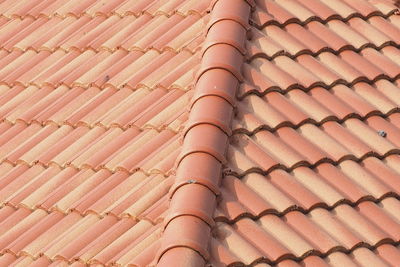 Full frame shot of roof tiles