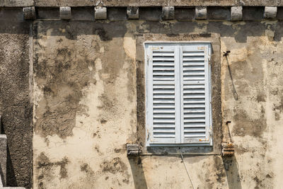 Window on house wall