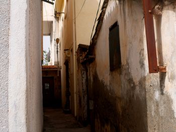 Alley amidst buildings