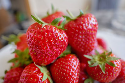 Close-up of strawberries