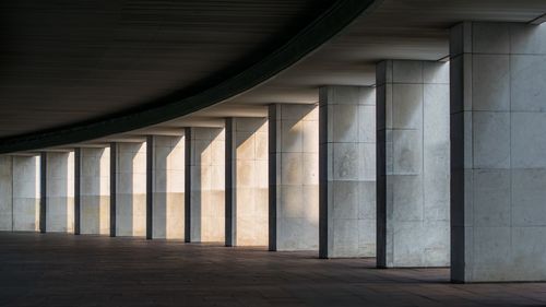 Full frame shot of columns in row