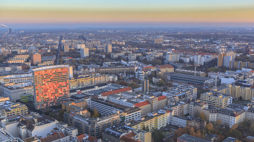 Aerial view of city