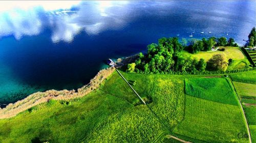 Panoramic view of landscape against sky