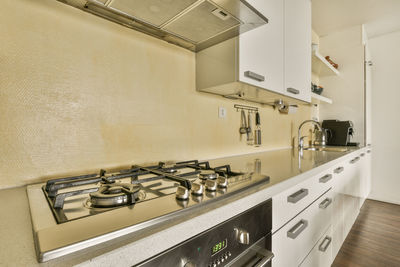 Close-up of sink in bathroom