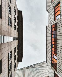 Low angle view of buildings against sky