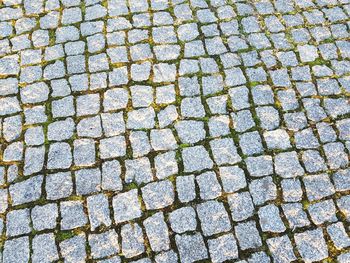 Full frame shot of cobblestone