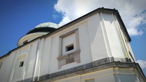 Low angle view of building against sky