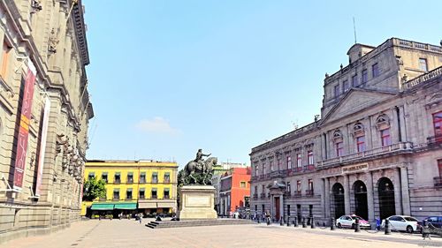 Buildings in city