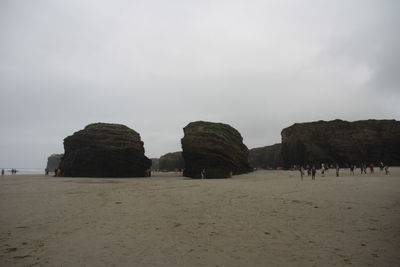 Group of people on beach