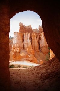 View of rock formation