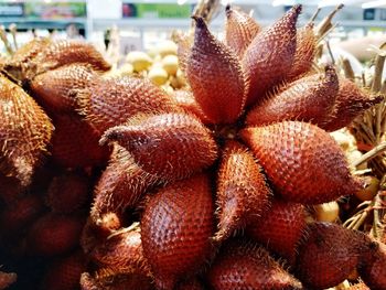 Close-up of fruits in market