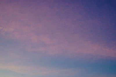 Low angle view of dramatic sky during sunset