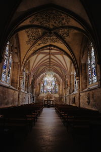 Interior of empty building