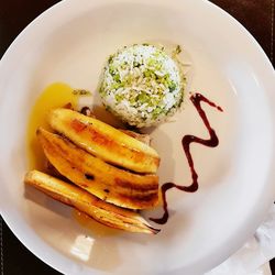 Close-up of food in plate