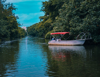 Boat in lake