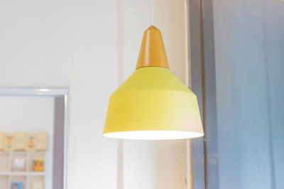 Lamp yellow pastel