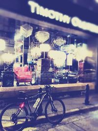 Cars parked in front of building