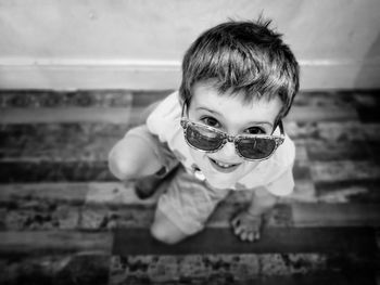 Portrait of cute boy