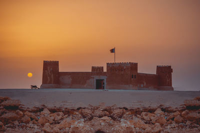 Al zubarah fort, unesco heritage site in qatar