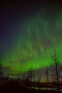 Scenic view of star field against star field