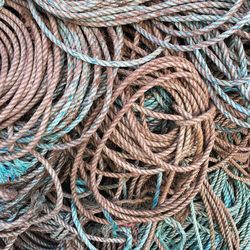 Full frame shot of fishing net