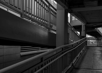 Low angle view of staircase in building