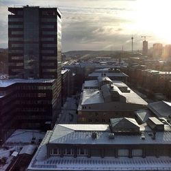 Buildings in city