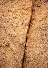 Full frame shot of cracked rock