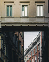 Low angle view of residential building