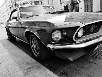 View of car on street