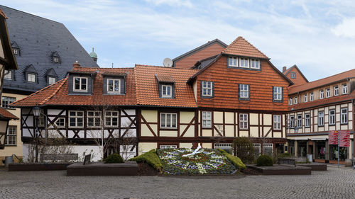 Beautiful cityscape of wernigerode am harz, saxony anhalt, germany, europe