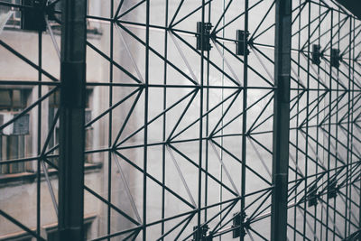 Low angle view of ceiling at construction site